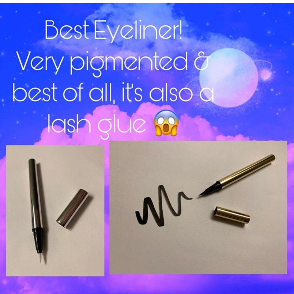 Adhesive Eyeliner, 2 In 1
